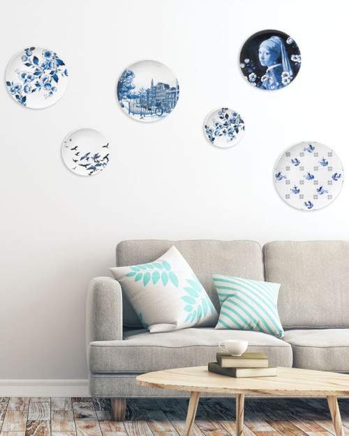 Keramieken Wandborden van Heinen Delfts Blauw
