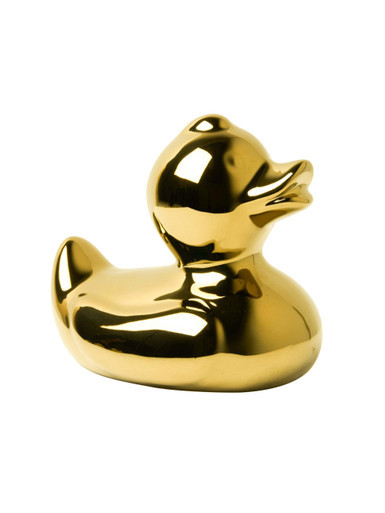 Figurine Duck - Gold - Ceramic - 10 cm