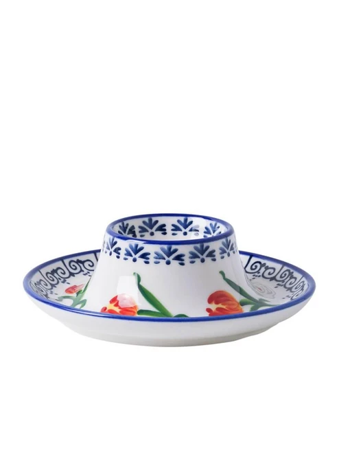 Egg Cup Oranje Tulp - Ceramic - 10 cm