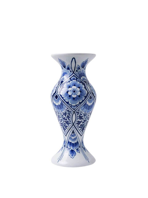 Kelkvaas - Bloemmotief - Handgeschilderd - 16 cm