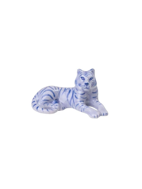 Miniatuur Tijger - Keramiek - 3 cm