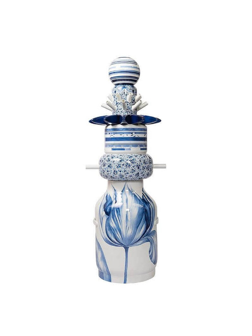 Tulip Vase Richard Hutten - Stapel Blauw - Hand-painted - 150 cm