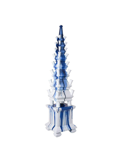 Tulpenvaas Waterval - 7-delig - Handgeschilderd - 110 cm