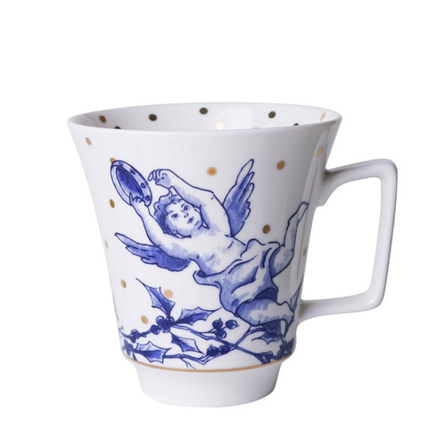 Tea mug Kerstengel - Porcelain - 350 ml