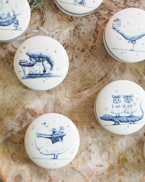 Candle Redmer Hoekstra - Zodiac Sagittarius - Ceramic - 7,5 cm