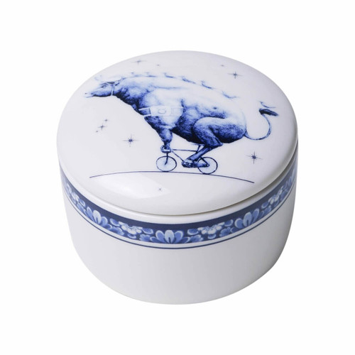 Candle Redmer Hoekstra - Zodiac Taurus - ceramic - 7,5 cm