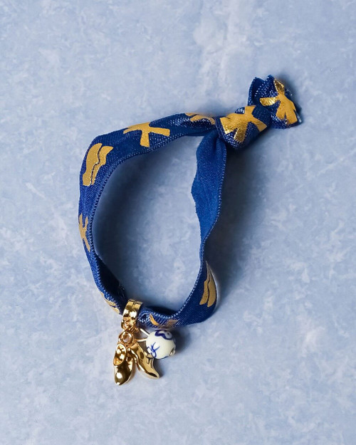Armband Klompen - Bedel - Elastiek - 4 cm