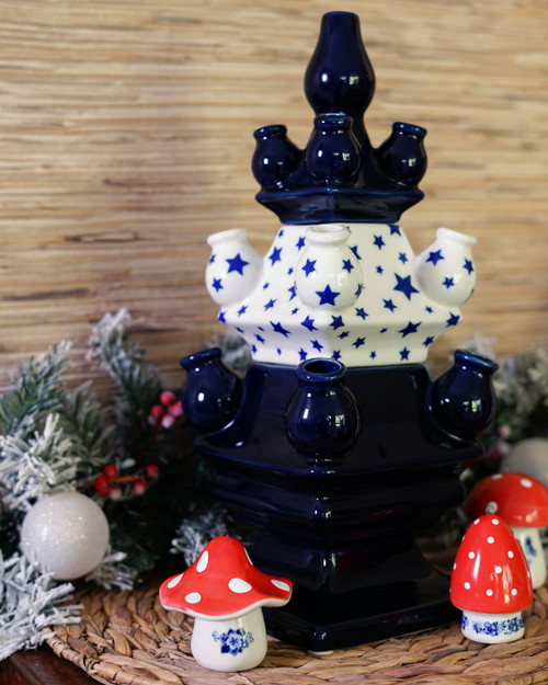 Tulpenvaas Stapelgekte Sterren - Midden - 10 cm