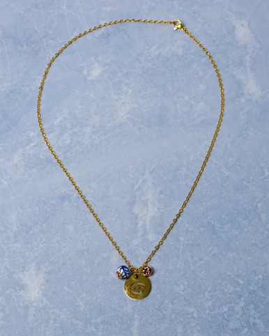Necklace - Zodiac Cancer - Birthstone - 24 cm
