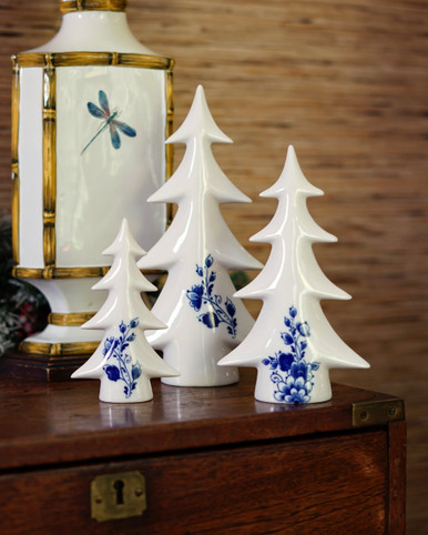 Christmas tree large - Gold - Ceramic - 27,5 cm