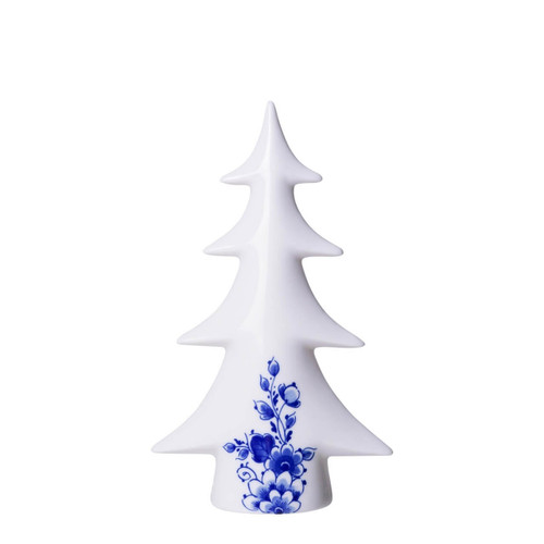 Kerstboom medium - Delfts blauw - Keramiek - 21,5 cm