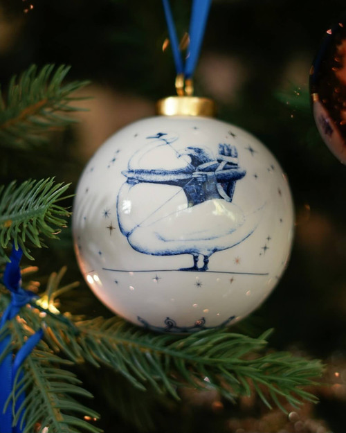 Kerstbal Redmer Hoekstra - Sterrenbeeld Boogschutter - Keramiek - 8 cm