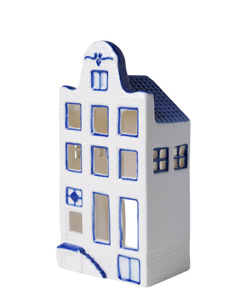 Tealight Holder Canal House - Clock Gable - 15 cm