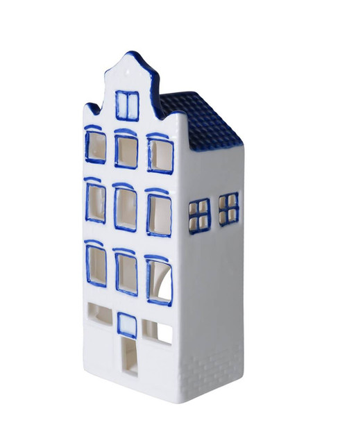 Tealight Holder Canal House - Raised Neck Gable - 16,5 cm