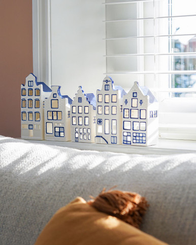 Tealight Holder Canal House - Neck Gable - 13,5 cm