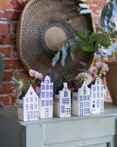 Vase Canal House 5- Neck Gable - 13,5 cm