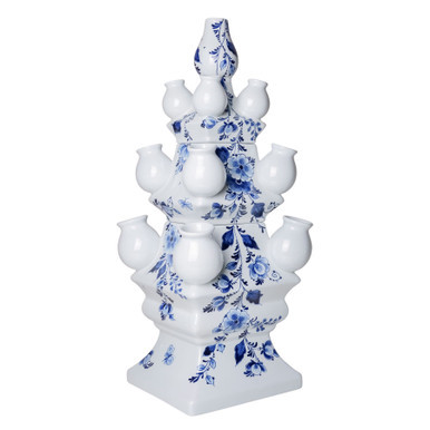 Tulpenvaas 3-delig XL Madelief - Handgeschilderd - 62 cm