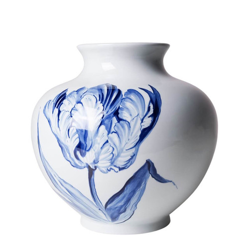 Bolvaas Weelderige Tulp - Handgeschilderd - 22,5 cm