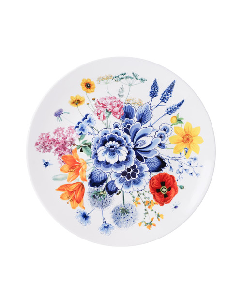 Wall Plate Wildbloemen Flower Oasis - Ceramic - 31 cm
