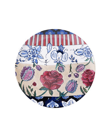 Wandbord The Heritage Collection - Zeven Rozen - Keramiek - 26 cm
