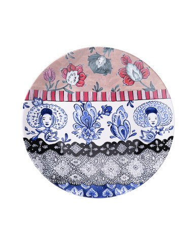 Wall Plate The Heritage Collection - Isabee Lace - Ceramic - 31 cm
