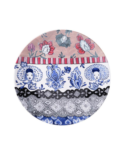 Wall Plate The Heritage Collection - Isabee Lace - Ceramic - 31 cm