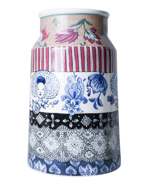 Vase Milk Churn The Heritage Collection -  Isabee Lace - Ceramic - 30 cm