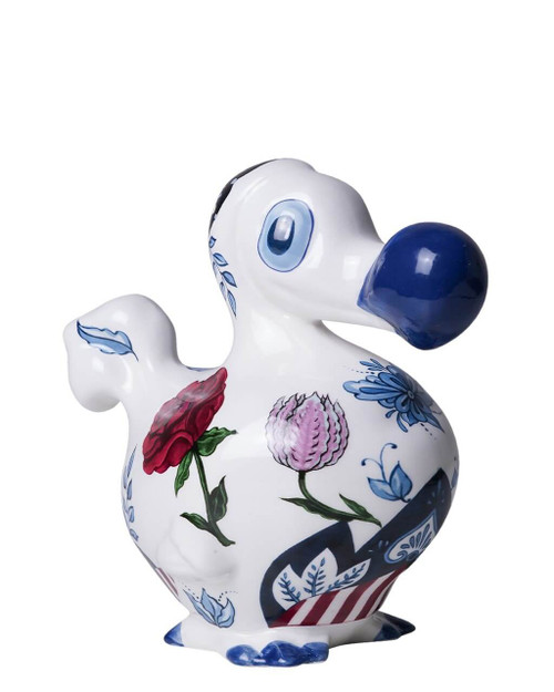 Decoratiebeeld Dodo The Heritage Collection - Zeven Rozen - Keramiek - 17 cm