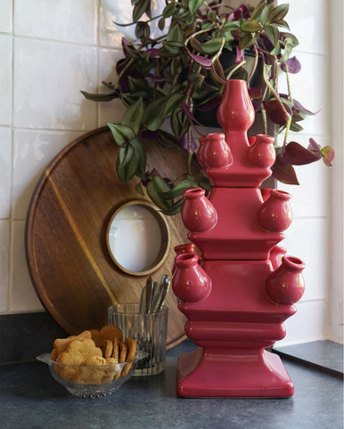 Stapelgekte - Old Red - Top - Ceramic - 15 cm