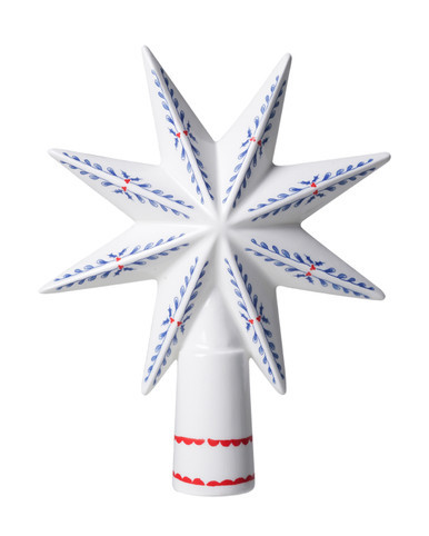 Christmas Tree Topper Star - Vintage - Ceramic - 20 cm