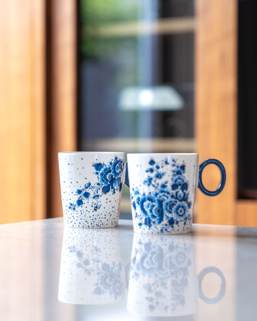 Mokken Blauwe Stip keramiek