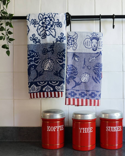 Keukendoek Zeven Rozen – The Heritage Collection – Katoen – 50x 55 cm