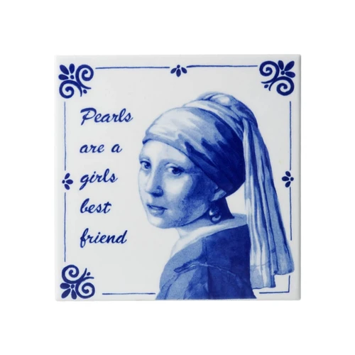 Tile Pearls - English Sayings - Ceramic - 13,5 cm