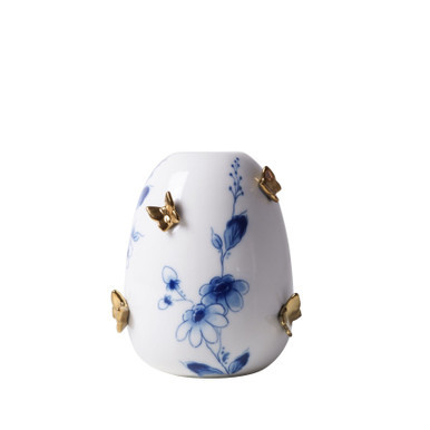 Vaas Rond 3D Vlinders - Vlindergoud - Keramiek - 11 cm
