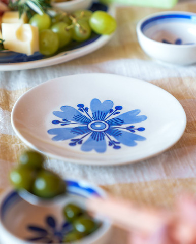 Cake Plate - Majolica - Ceramic - 15 cm