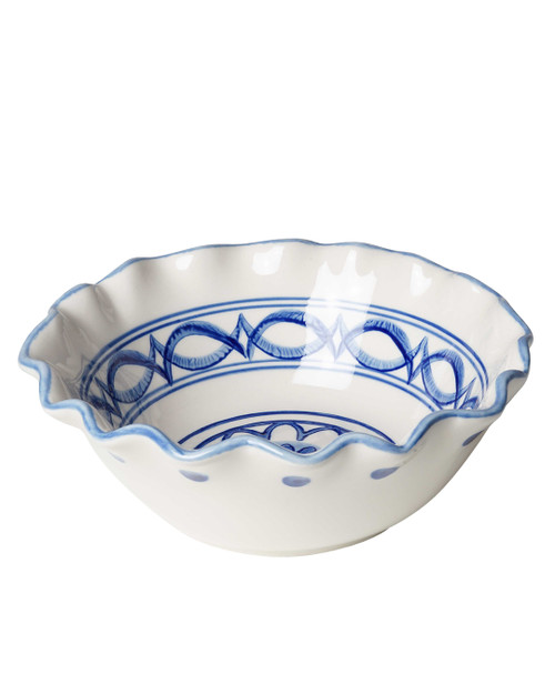 Kom Golven uit de Majolica collectie van Heinen Delfts Blauw