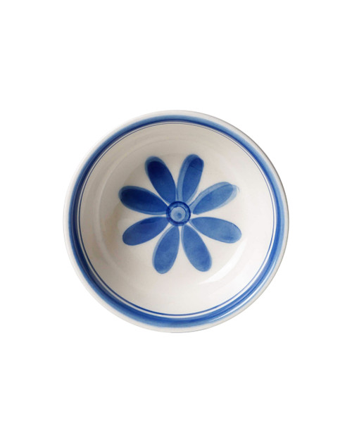 Dipschaaltje binnenkant uit de Majolica collectie van Heinen Delfts Blauw
