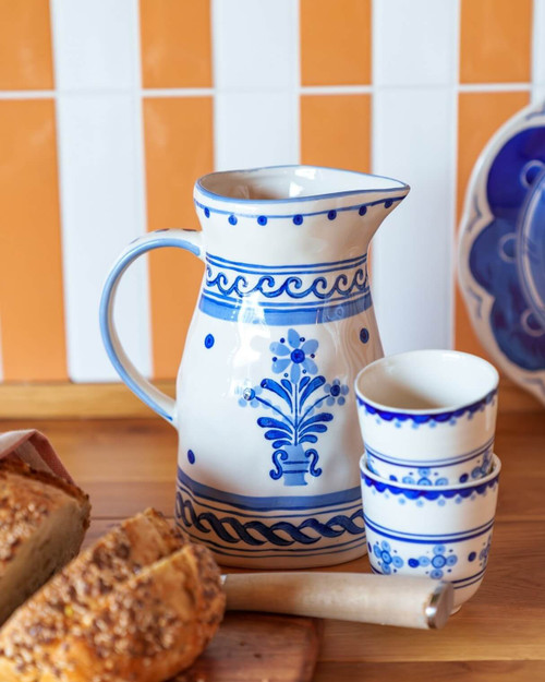Jug - Majolica - Ceramic - 21 cm