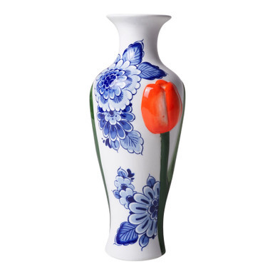 Vaas 3D Tulp - Slank - Keramiek - 20 cm