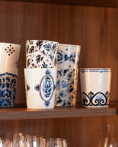 Mug Amoret - Blauw Baroque - Ceramic - 220 ml