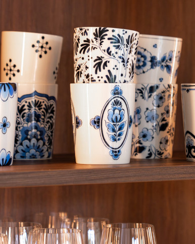 Mug Cartouche - Blauw Baroque - Ceramic - 220 ml