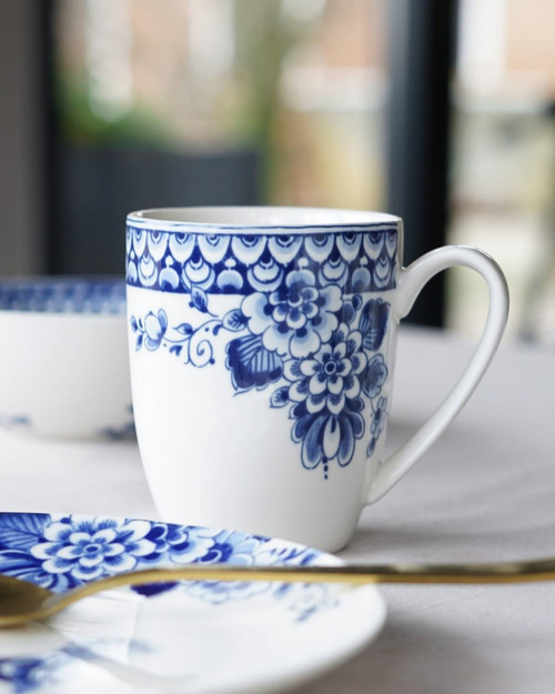 Serviesset Paauw Blauw - 6 persoons -  Porselein - 24-delig