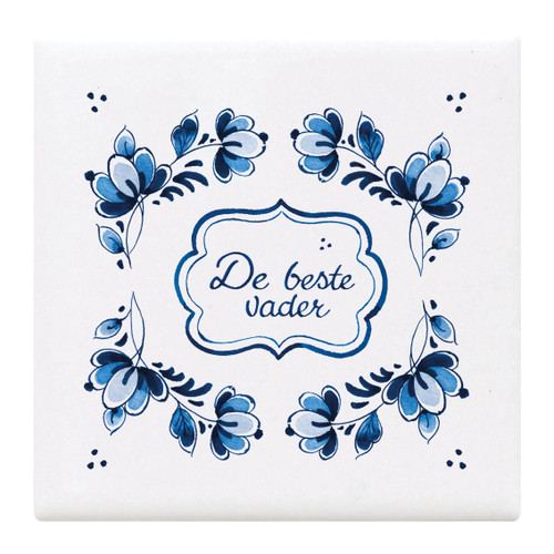 Onderzetter Vader - Keramiek - 10 cm