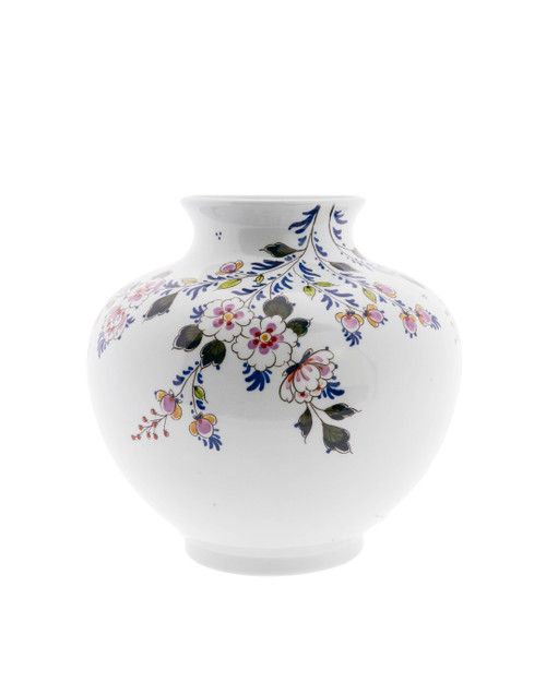 Bolvaas Madelief - Polychroom - Handgeschilderd - 19 cm