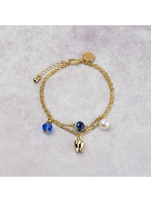 Armband bedel tulp