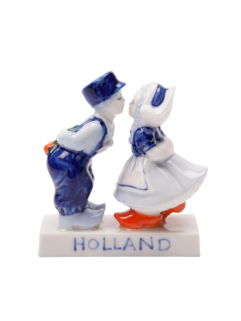 Figurine Kissing Couple - Delft blue - 13 cm