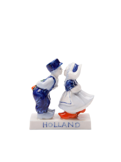 Figurine Kissing Couple - Delft blue - 8 cm