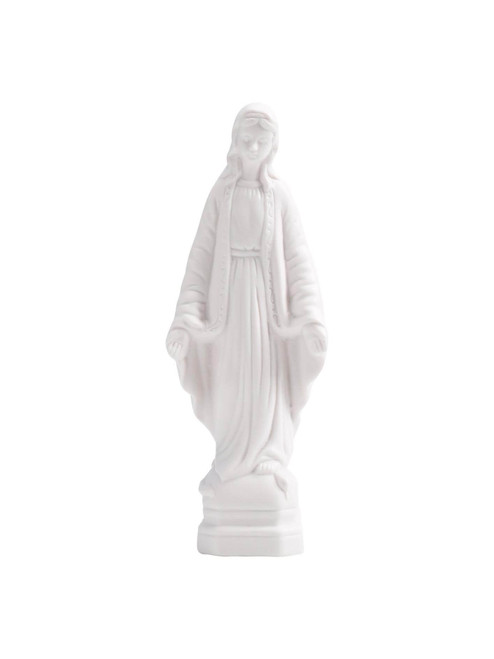 Decoratiebeeld Madonna - Wit - Keramiek - 21 cm