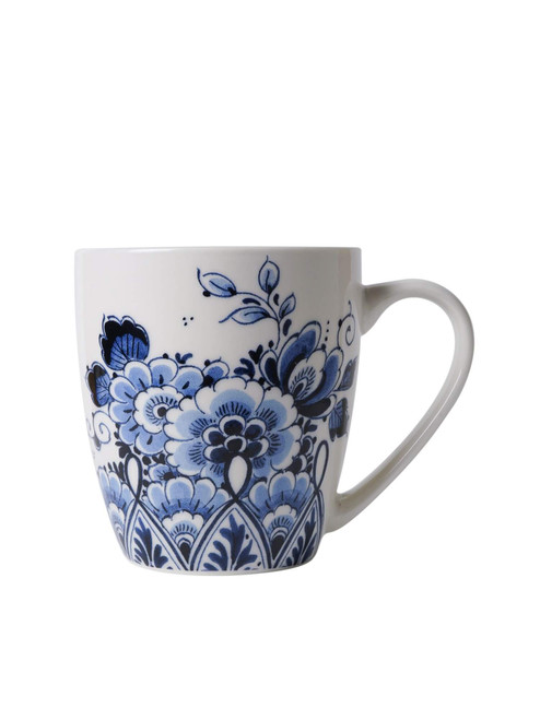 Mok Bloemen - Delfts blauw - Keramiek - 200 ml