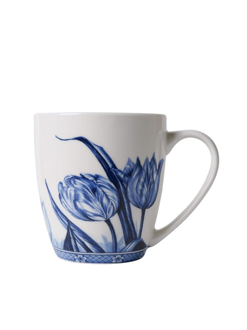 Mug Tulip - Delft blue - Ceramic - 200 ml